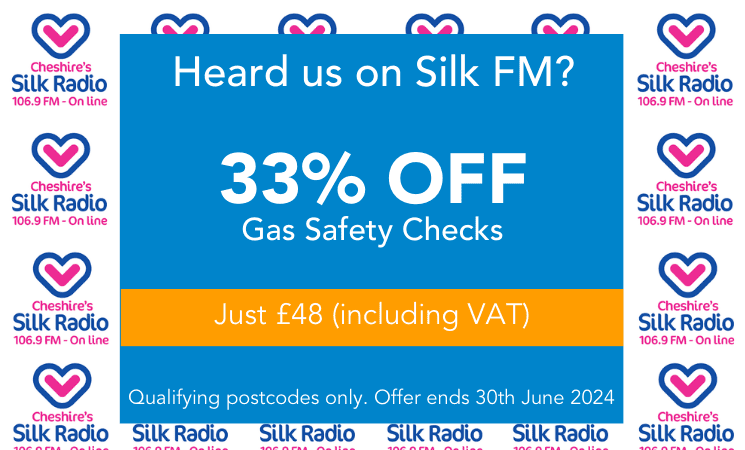 Silk FM offer - Metro Plumb South Manchester - Gas Safety Checks